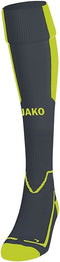 Jako - Socks Lazio - Voetbalkousen Grijs - 31-34 - antraciet/lime