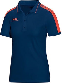 Jako Striker Dames Polo - Voetbalshirts - blauw donker - 34