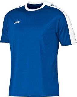 JAKO Striker KM - Voetbalshirt - Kinderen - Maat 128 - Blauw/Wit