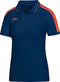 Jako Striker Polo Kinderen - Nachtblauw / Flame | Maat: 152