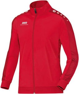Jako Striker Polyester Trainingsjas Heren Trainingsjas - Maat L - Unisex - rood