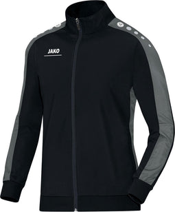 Jako Striker Polyester Trainingsjas Heren Trainingsjas - Maat S - Mannen - zwart/grijs