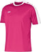 Jako Striker Shirt Korte Mouw Dames - Fuchsia / Wit | Maat: 34-36