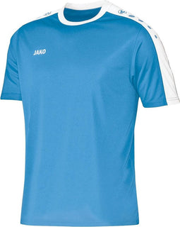 Jako Striker Shirt Korte Mouw - Hemelsblauw / Wit | Maat: XL