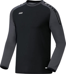 Jako - Sweater Champ Junior - Sweater Junior Zwart - 152 - zwart/grijs