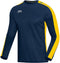 Jako - Sweater Striker Junior - Sweater Junior Blauw - 152 - marine/geel