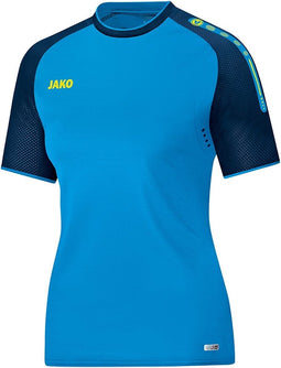 Jako - T-Shirt Champ Women - Shirt Blauw - 34-36 - Blauw