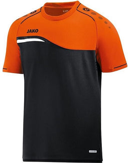 Jako - T-Shirt Competition 2.0 - T-Shirt Competition 2.0 - 140 - zwart/fluooranje