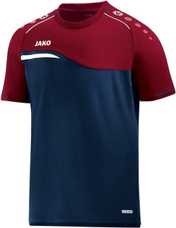 Jako - T-Shirt Competition 2.0 - T-Shirt Competition 2.0 - 152 - marine/donkerrood