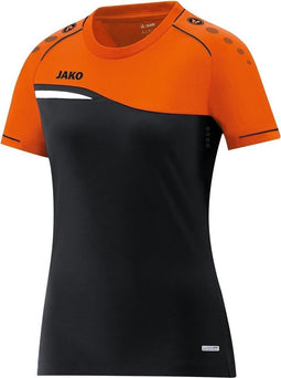 Jako - T-Shirt Competition 2.0 - T-Shirt Competition 2.0 - 34 - zwart/fluooranje