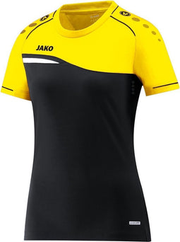 Jako - T-Shirt Competition 2.0 - T-Shirt Competition 2.0 - 42 - zwart/fluogeel