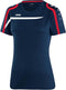 Jako - T-Shirt Performance Dames - marine/wit/rood - Maat 42 - 44