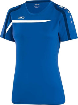 Jako - T-Shirt Performance Dames - royal/wit/marine - Maat 38 - 40