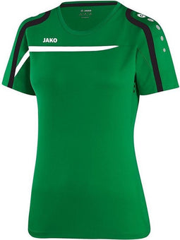 Jako - T-Shirt Performance Dames - sportgroen/wit/zwart - Dames - maat 38 - 40