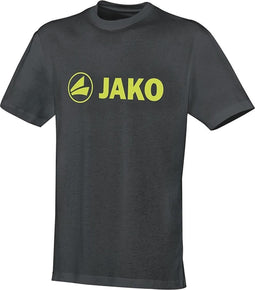 Jako - T-Shirt Promo - antraciet/lime - Maat XL