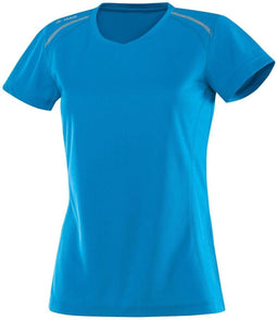 Jako - T-shirt Run Women - Dames Hardloopkleding - 42 - 44 - Blauw