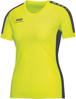 Jako - T-Shirt Striker - Shirt Geel - 42 - 44 - lime/antraciet