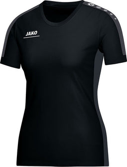 Jako - T-Shirt Striker Women - Shirt Zwart - 38 - 40 - zwart/grijs