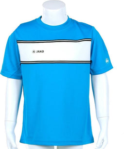 Jako T - Sportshirt - Kinderen - Maat 116 - Azur Blue;White