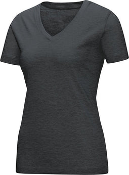 Jako Team V-Hals Dames T-Shirt - Voetbalshirts - grijs - 36
