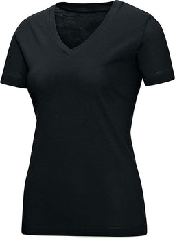 Jako Team V-Hals Dames T-Shirt - Voetbalshirts - zwart - 34