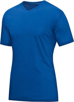 Jako Team V-Hals T-Shirt - Voetbalshirts - blauw kobalt - 2XL