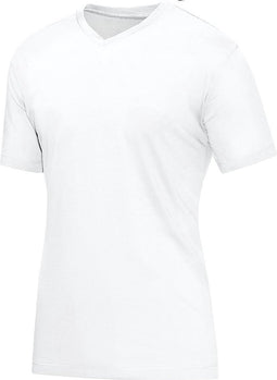 Jako Team V-Hals T-Shirt - Voetbalshirts - wit - XL