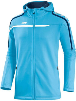 Jako Tennis Jas + Kap - Sporttrui - Blauw licht