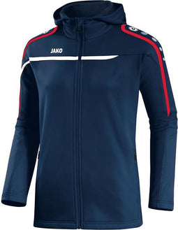 Jako Tennis Performance Dames Capuchon Jack - Sweaters - blauw - 40