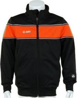 Jako Trainings Jacket Player Junior - Sportshirt - Kinderen - Maat 128 - Black;Orange