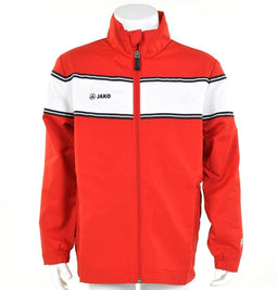 JAKO Trainings Jacket Player Junior - Trainingsjack - Kinderen - Maat 152 - Rood;Wit