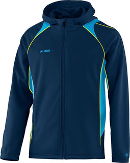 Jako Trainingsjas - Marine/Türkis/Neongelb - XL