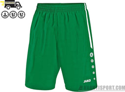 Jako Turin Short - Sportgroen / Wit | Maat: M