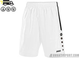 Jako Turin Short - Voetbalbroek - Mannen - Maat S - Wit