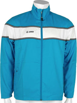 Jako Woven Jack Player - Sportshirt - Heren - Maat M - Azur Blue;White