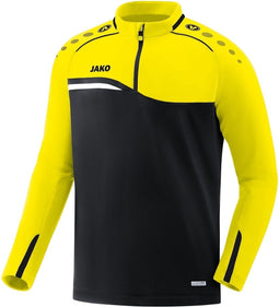 Jako - Zip top Competition 2.0 - Zip top Competition 2.0 - 140 - zwart/fluogeel