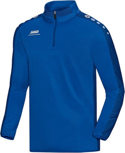 Jako - Zip top Striker Junior - Trainingstrui voetbal Junior Blauw - 128 - royal