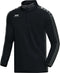 Jako - Zip top Striker Junior - Trainingstrui voetbal Junior Zwart - 128 - zwart/grijs