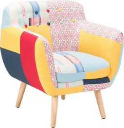 Fauteuil MELBY Stof Multicolor