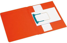 Jalema Secolor Clipex Plus Snelhechtmap A4, Zuurvrij Karton, 250 vel, Rood (pak 10 stuks)