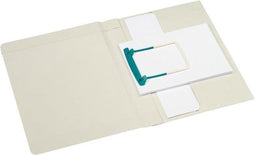 Jalema Secolor Clipex Plus Snelhechtmap A4, Zuurvrij Karton, 250 vel, Grijs (pak 10 stuks)