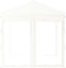 vidaXL - Partytent - inklapbaar - met - zijwanden - 2x2 - m - wit
