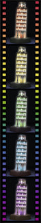 Ravensburger Toren van Pisa Night Edition - 3D puzzel gebouw - 216 stukjes