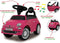 JAMARA Duwauto Fiat 500 roze