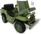 Jamara Willys Mb Jeep - 12v Accuvoertuig - Met USB- en MP3 Aansluiting - Legergroen - ca. 90 min. Accuduur