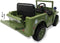 Jamara Willys Mb Jeep - 12v Accuvoertuig - Met USB- en MP3 Aansluiting - Legergroen - ca. 90 min. Accuduur