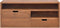 vidaXL - Tv-meubel - 90x30x40 - cm - massief - teakhout