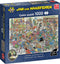 Jan van Haasteren - NK Mens Erger Je Niet - 1000 stukjes puzzel - Legpuzzel
