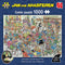Jan van Haasteren - NK Mens Erger Je Niet - 1000 stukjes puzzel - Legpuzzel
