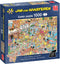 Jan van Haasteren - Op hete kolen - 1000 stukjes puzzel - Legpuzzel